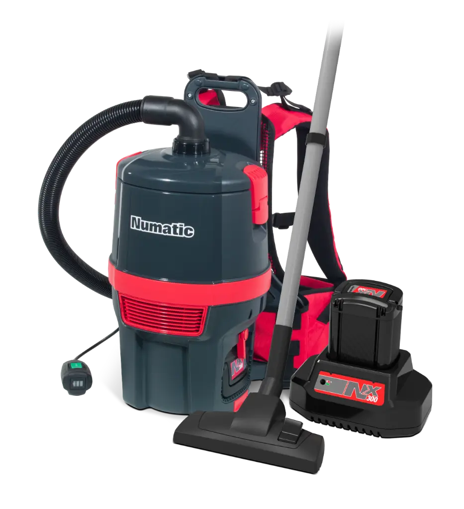 [1081] ASPIRATEUR DORSAL NUMATIC RSB150NX + BATTERIE LITHIUM + CHARGEUR
