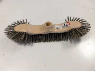 BALAI 1/2 TETE SOIE GRISE SORTIE 45 MM VERNI TECK AD