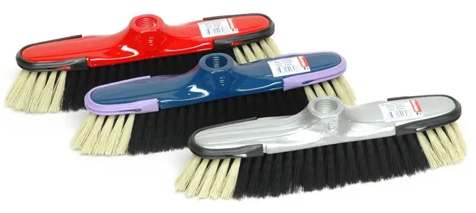 [2706] BALAI ANTICHOC / ANTI BRUIT 29CM fibre pet fleure  a vis  s85