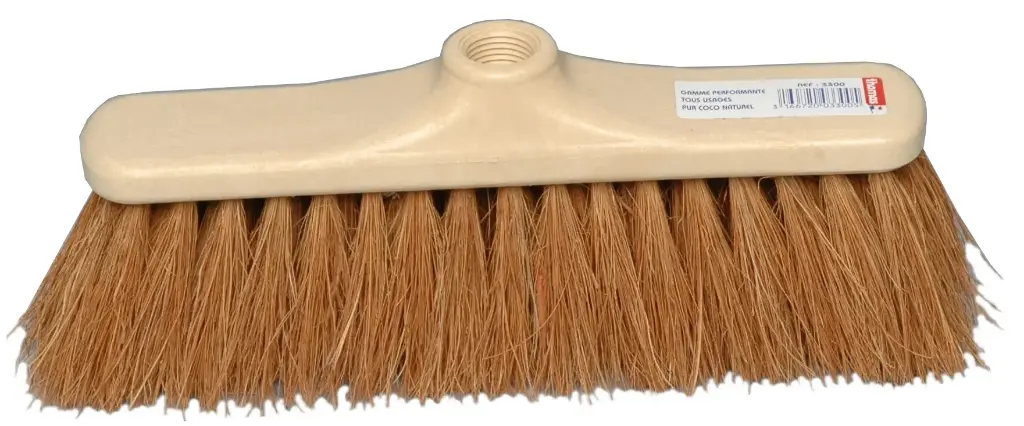 BALAI COCO 29 CM MONTURE PLASTIQUE A DOUILLE