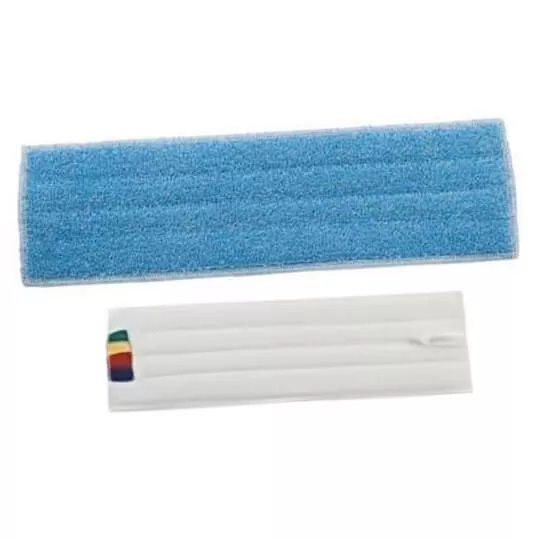 FRANGE MICROFIBRE BANDEAU CLASSIQUE BLEUE VELCRO 60 CM