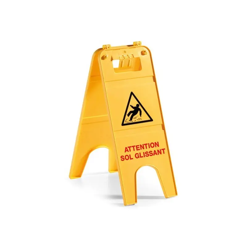 [556] PANNEAU SIGNALISATION SOL GLISSANT 60 CM