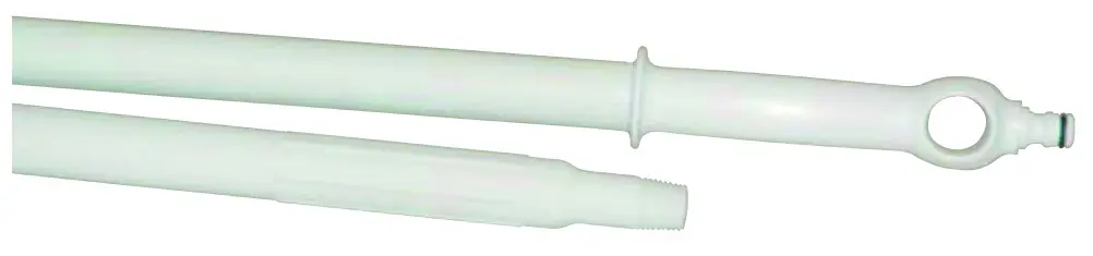 MANCHE MONOBLOC PASSAGE EAU 1.40M BLANC GAMME ALIMENTAIRE