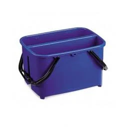 SEAU TWIN 2 X 10 L BLEU MULTI-USAGES 2 ANSES