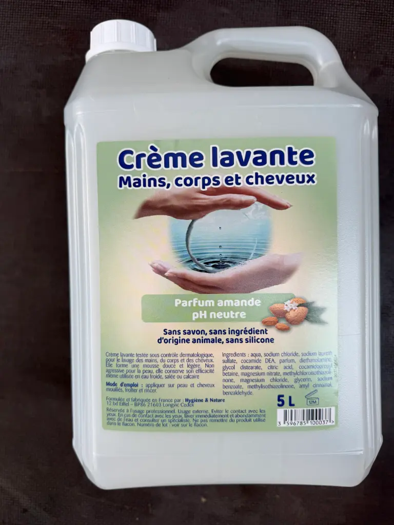 CREME LAVANTE  AMANDE X 5 L
