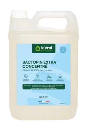 BACTOPIN EXTRA CONCENTRE DESINF. ODOR. MILIEUX MEDICALISES X 5 L