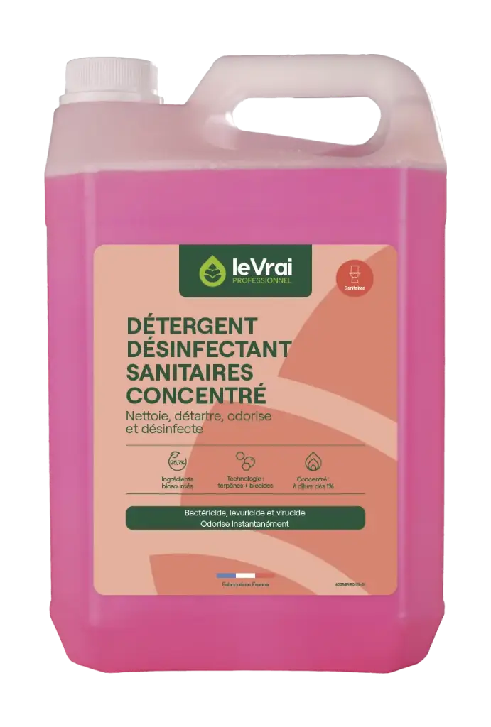 DDS DETERGENT DESINFECTANT SANITAIRES CONCENTRE 5 L