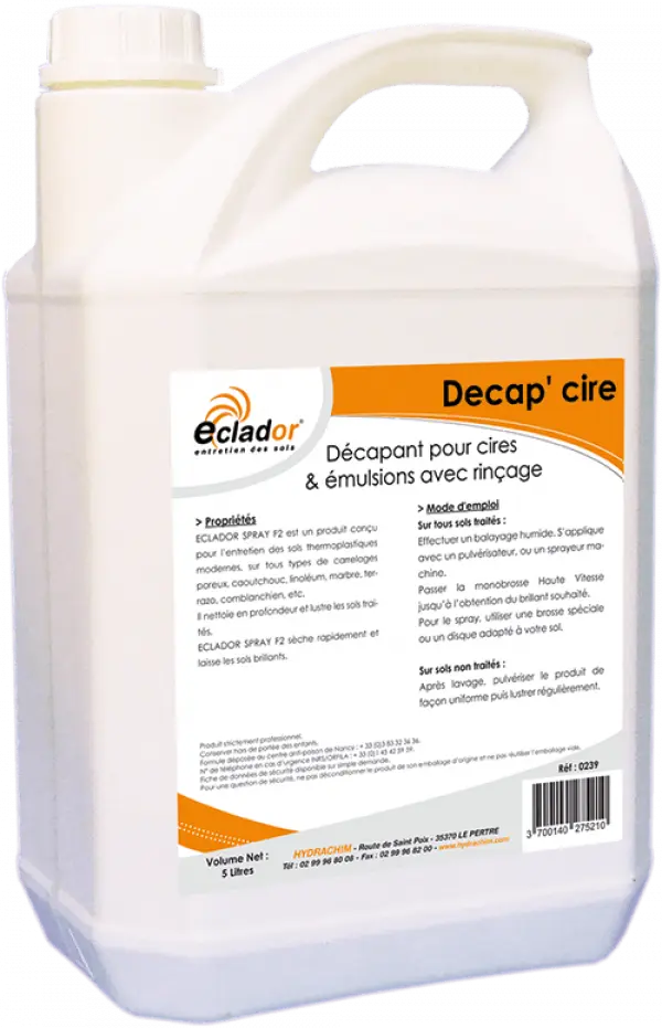 ECLADOR DECAP' CIRE X 5 L