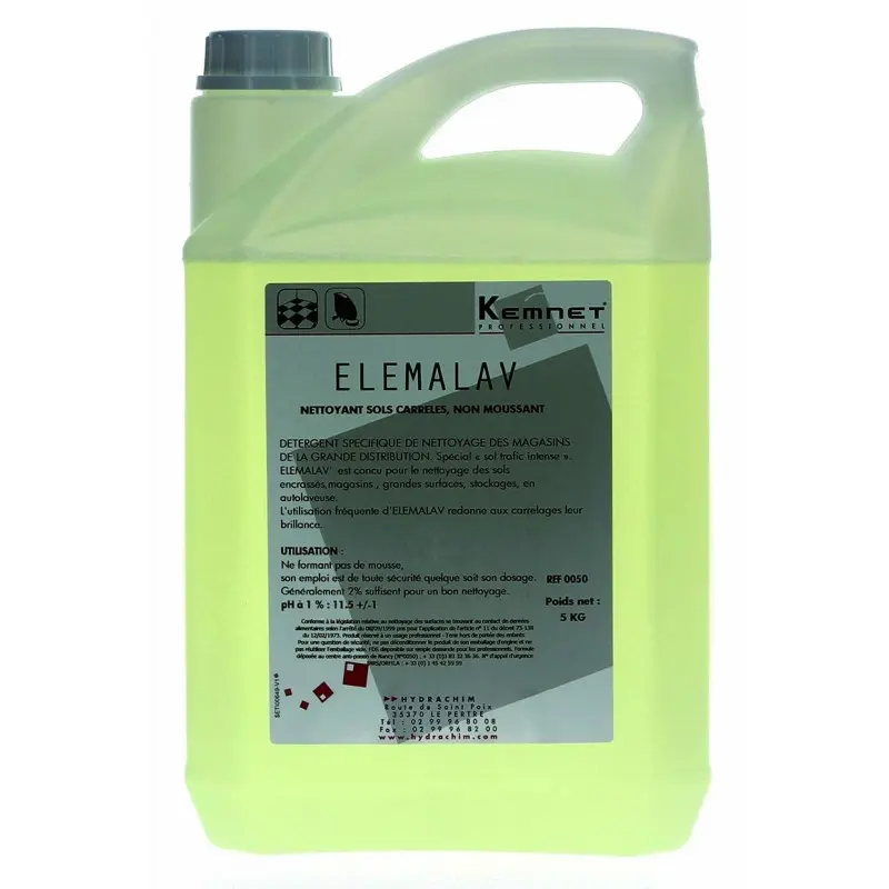 ELEMALAV DEGRAISSANT NON MOUSSANT KEMNET PRO 5L