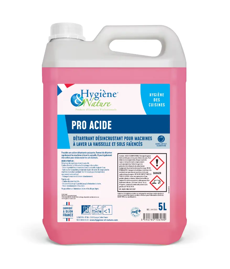 PRO ACIDE DETARTRANT DESINCRUSTANT  X 5 L