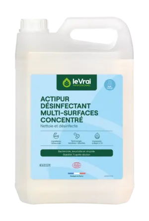ACTIPUR NETTOYANT DESINFECTANT MULTI SURFACES CONCENTRE X 5L