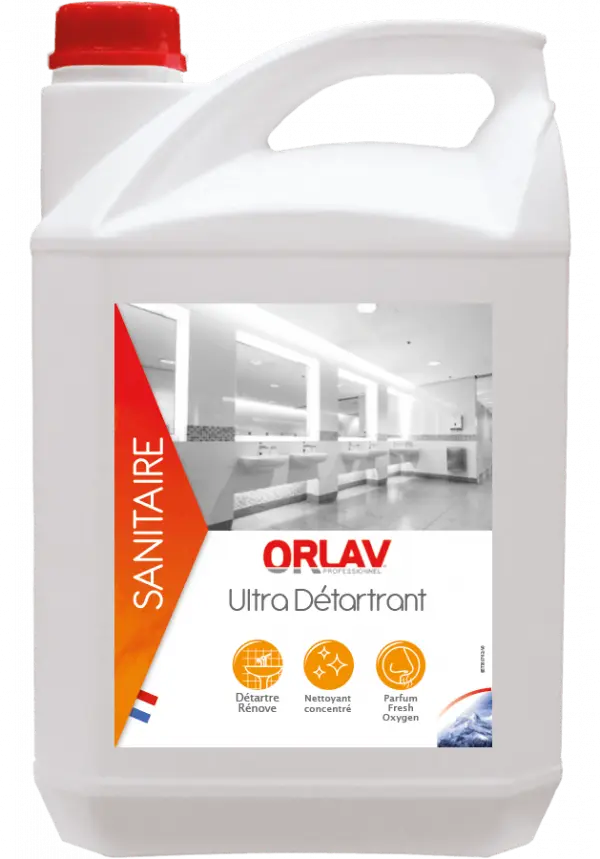 ULTRA DETARTRANT SANITAIRES ORLAV CONCENTRE X 1L