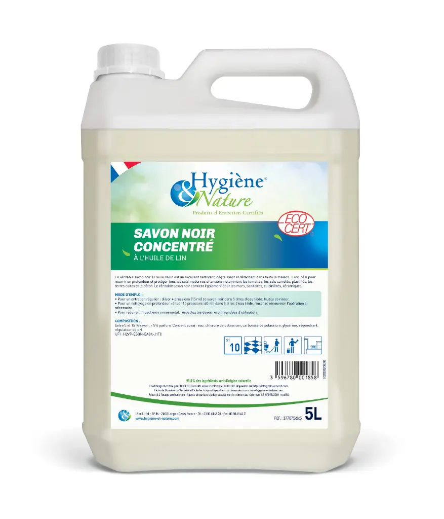 SAVON NOIR CONCENTRE ECOCERT 5L