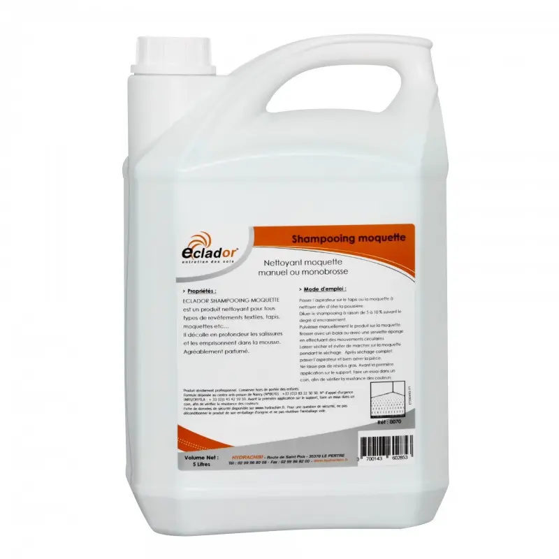 ECLADOR SHAMPOING MOQUETTE x 5L