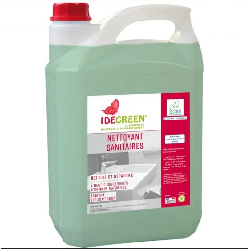 IDEGREEN ECOLABEL NETTOYANT SANITAIRES 5L