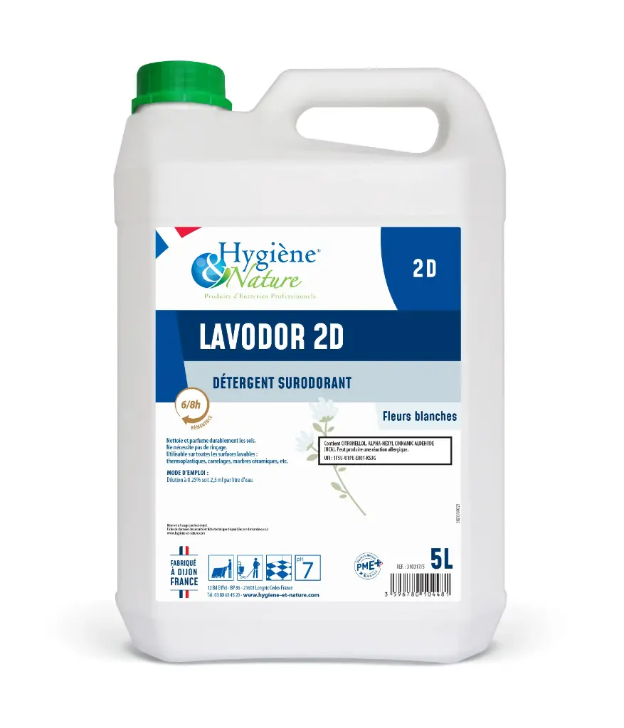 LAVODOR 2D FLEURS BLANCHES 5L
