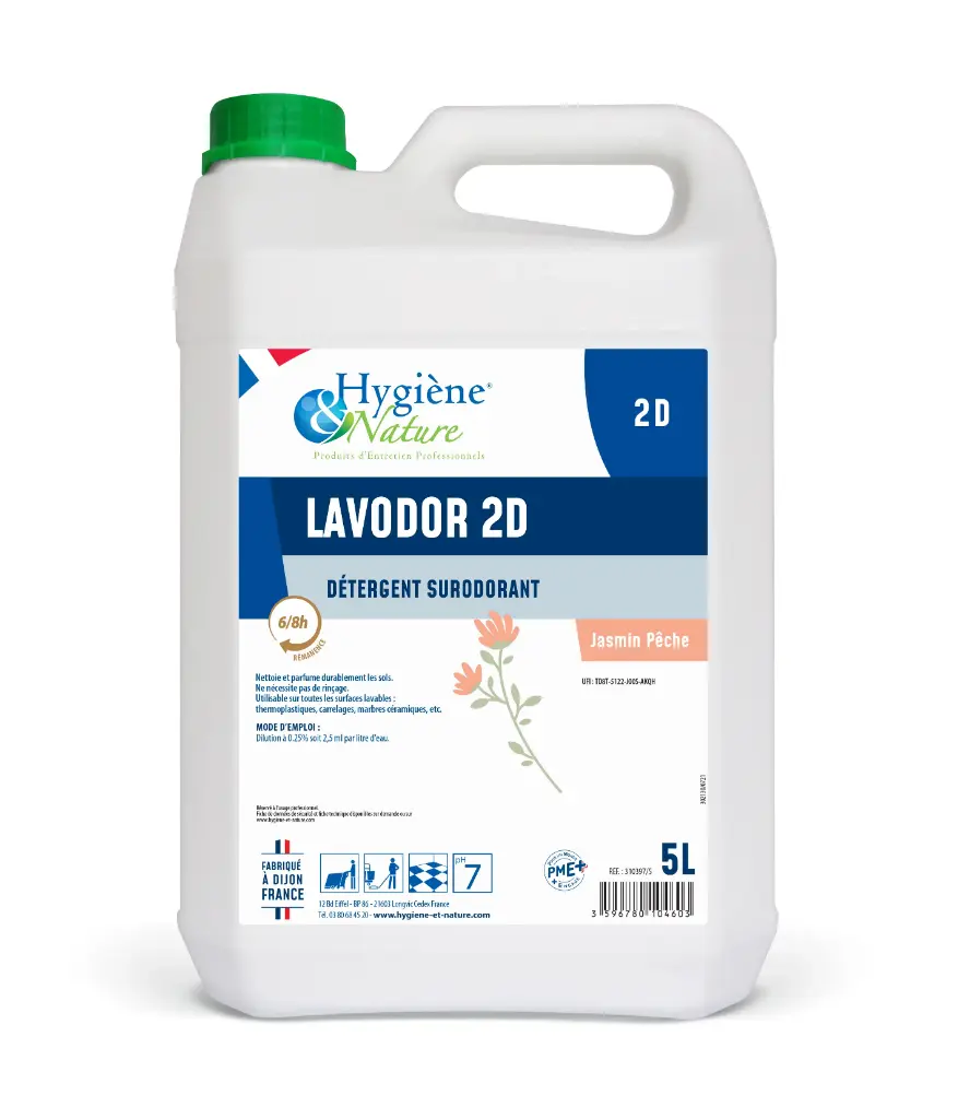 LAVODOR 2D JASMIN PÊCHE 5L