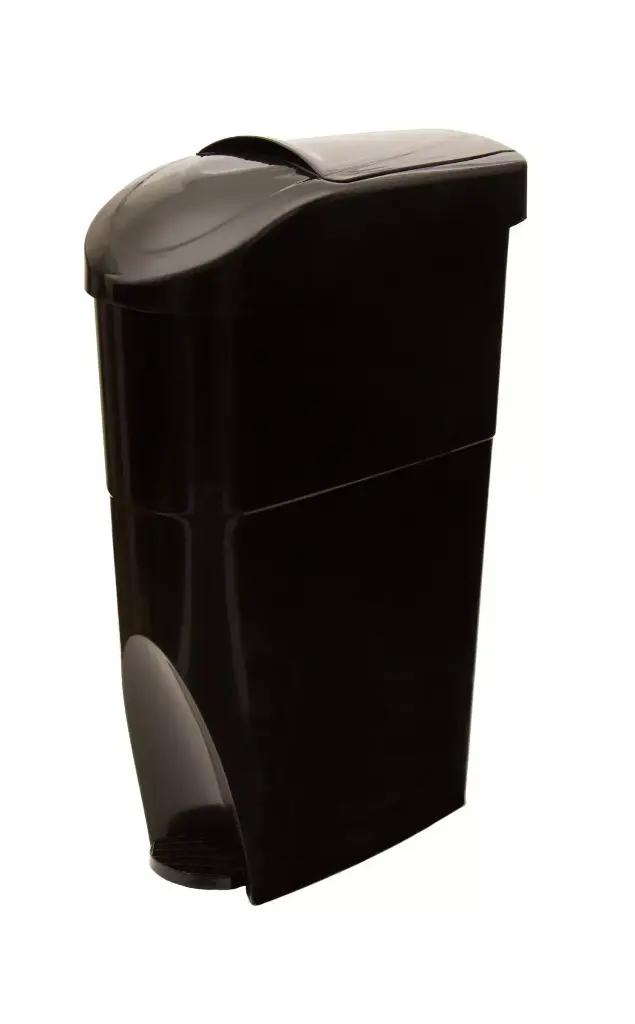 POUBELLE A PEDALE SERENA 20 L NOIRE HYGIENE FEMININE