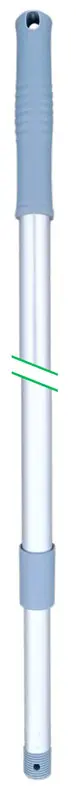 [680R17] MANCHE ALU réglable 170cm double fonction vis et trous 