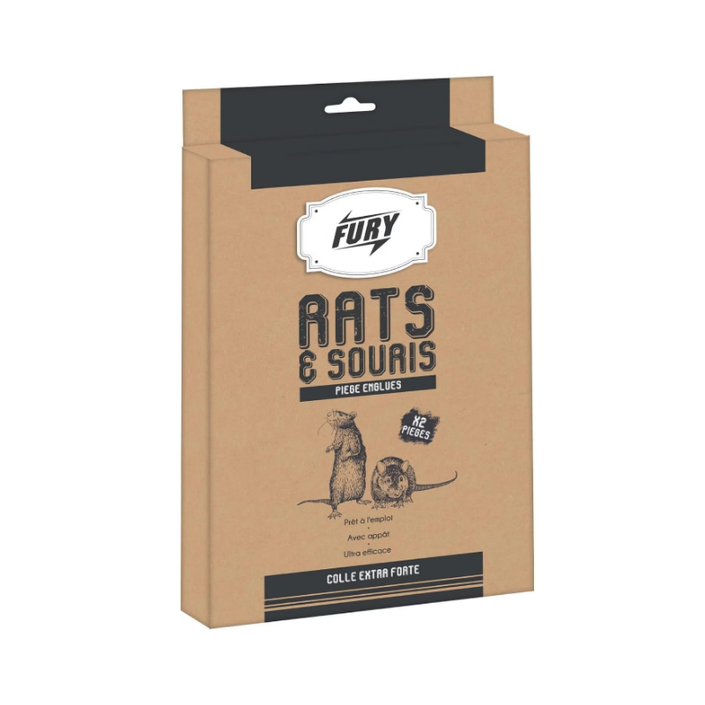 FURY PLAQUETTE RATS&SOURIS x2