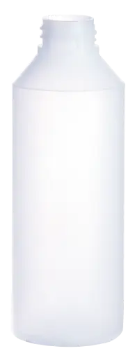 [3067] BIDON - FLACON CYLINDRIQUE VIDE 1 L + BOUCHON A CLAPET