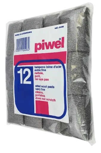 [3200] EPONGES LAINE D'ACIER  PIWEL X 12