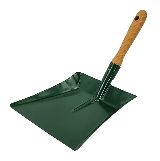 [511] PELLE METAL LAQUEE VERTE PREMIUM MANCHE BOIS