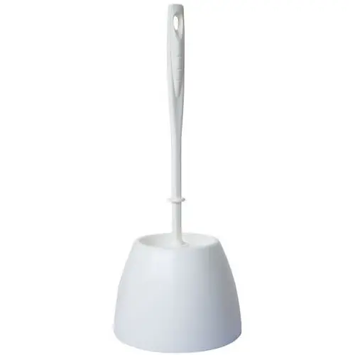 [95/E] SET WC BROSSE + SOCLE BLANC ECOLINE