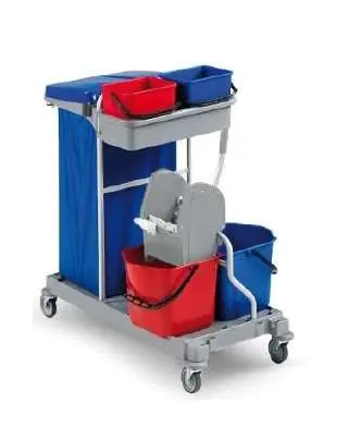 [0703080GS] CHARIOT ARIANE 2115 GRIS AVEC PRESSE A MACHOIRES