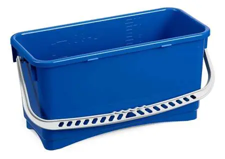 [0701222/B] SEAU 20 L BLEU AVEC ANSE POUR LAVEUR DE VITRES 