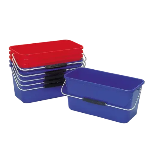 [2270A] SEAU RECTANGULAIRE 14 L BLEU - LAVEUR DE VITRE