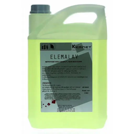 [003005001] ELEMALAV DEGRAISSANT NON MOUSSANT KEMNET PRO 5L