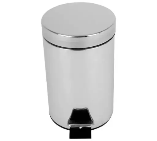 [PM5X] POUBELLE A PEDALE METAL INOX 5L